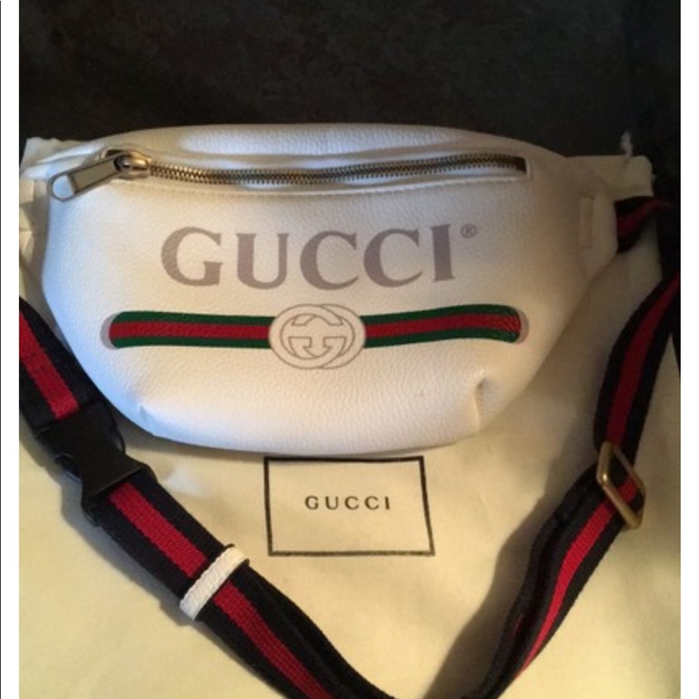 Gucci calfskin waist bag